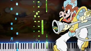 Cuphead DLC - High-Noon Hoopla: Piano Tutorial