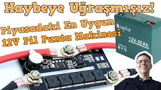 12V PİL PUNTA NOKTA KAYNAK MAKİNESİ 18650 PİLLERDE İŞE YARIYOR MU?