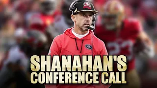 Kyle Shanahan's conference call on Brock Purdy’s injury/play and much more from the Bucs game