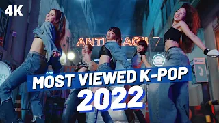 (TOP 100) MOST VIEWED K-POP SONGS OF 2022 (OCTOBER | WEEK 4)