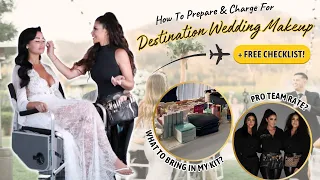 How To Prepare & Charge For Destination Wedding Makeup + FREE Checklist