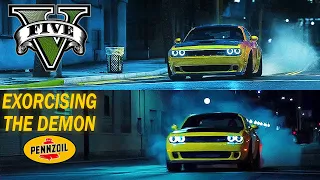 GTA 5 - Pennzoil Exorcising The Demon - Side By Side comparison