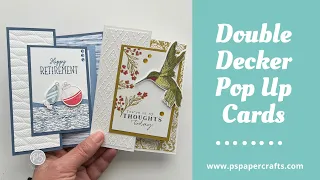 How to make a Double Decker Pop Out Card