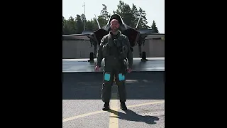Good video of an Italian Air Force Pilot and the F35. #shorts #fighterjet #aviation