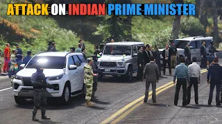 Attack on Indian Prime  Minister   | Security in Action - GTA 5