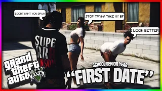 GTA 5 SCHOOL SENIOR YEAR IN DA HOOD 199 "FIRST DATE" 💑💖*HER BROTHER WANT ME* 😯 (GTA 5 ROLEPLAY)