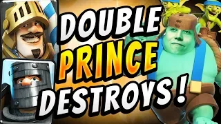 NEW & IMPROVED! GOBLIN GIANT DOUBLE PRINCE DECK! — Clash Royale