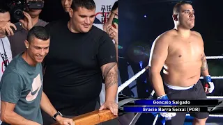 Bodyguard of CRISTIANO RONALDO weighing 140 kg vs Russian Highlander! This fight surprised everyone!