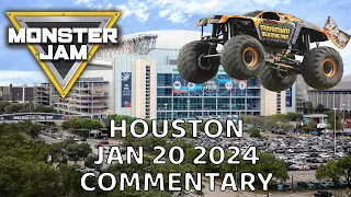 MAXIMUM DESTRUCTION IS BACK! Monster Jam Houston 1 2024 Commentary