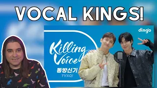 Reacting to TVXQ! on dingo Killing Voice!