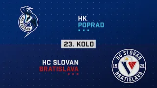 23.kolo HK Poprad - HC Slovan Bratislava HIGHLIGHTS