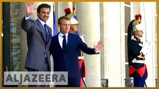 🇶🇦 🇫🇷 Macron meets Qatari emir, calls for end of blockade | Al Jazeera English