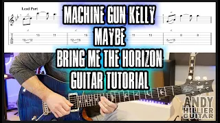 How to play Machine Gun Kelly – maybe Guitar Tutorial