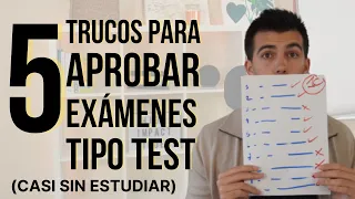 5 TRUCOS para APROBAR EXÁMENES TIPO TEST ✅