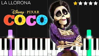 La Llorona - Coco | EASY Piano Tutorial