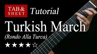 Turkish March - Guitar Lesson + TAB