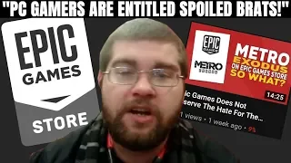 “PC Gamers are Entitled Spoiled Brats” | According to Epic Games Store Defender HippoZoned