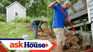 How to Run Underground Power to a Shed | Ask This Old House