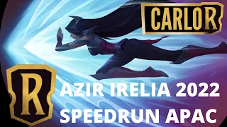 How to win in Legends of Runeterra | Azir Irelia Speedrun | Patch 3.1.0