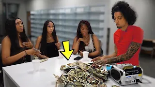 Dropping $10,000 In Front Of Girls Prank!