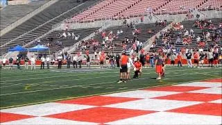 Derek Carr throws at Fresno State Pro Day