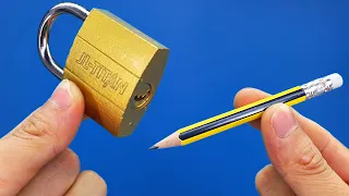 An Experienced Locksmith Taught me! Crazy way to open ANY Lock without a key!