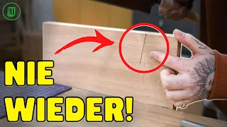 Perfekt GERADE SÄGEN ohne teure Sägehilfe: Dieser TRICK ist einfach genial! | Jonas Winkler