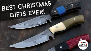 How to Make a Set of 3 Knives with a Hamon Finish | Knife Making Tutorial