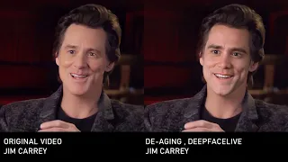 JIM CARREY ( DE-AGING , DEEPFACELIVE )