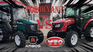 PORÓWNANIE CIĄGNIK ARBOS 3055 VS CIĄGNIK YTO MNF 554 C.