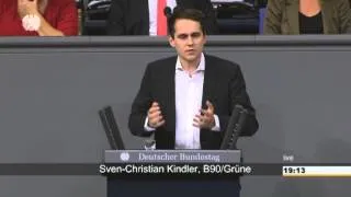 "Dieser Regierung ist der Klimaschutz nichts wert" - Sven-Christian Kindler zum Einzelplan Umwelt