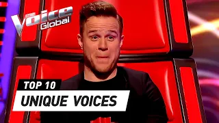 Extraordinarily UNIQUE VOICES in the Blind Auditions of The Voice