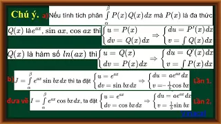 Trọn Bộ - Tích phân từng phần- Từ cơ bản đến Nâng cao