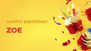 Happy Birthday ZOE - Happy Birthday Song made especially for You! 🥳