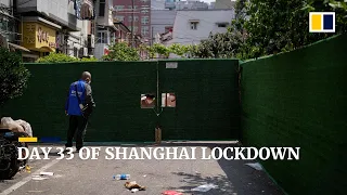 Shanghai residents under Covid lockdown protest against lack of food