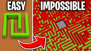 I Built the HARDEST Maze in Minecraft Hardcore!