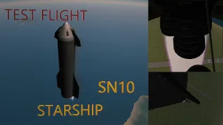 ЗАПУСК И ПОСАДКА STARSHIP SN10 SPACEX. TEST FLIGHT AND LANDING