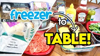 ❄️ HUGE FREEZER CLEAN OUT! ⭐ 5 DINNER IDEAS + DESSERT @Jen-Chapin