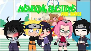 Answering questions || Naruto || Part 1