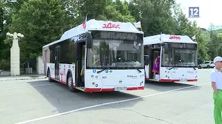 Восемь новых автобусов прибыли в Череповец