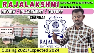 Rajalakshmi engineering college #rajalakshmi #chennai #cutoff #tnea #top10