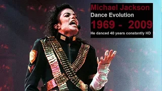 Michael Jackson Dance Evolution 1969   2009 He danced 40 years constantly HD