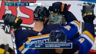 BLUES WIN GAME 6 and Advance to Stanley Cup Finals - PLUS! Gloria Dance!