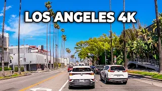 Los Angeles 4K ☀️ Mulholland Drive To Sunset Boulevard