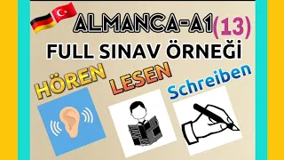 Almanca A1 Sınav örnegi. Deutsch A1 prüfung #deutschlernen #almancakursu #keşfet #deutschprüfung