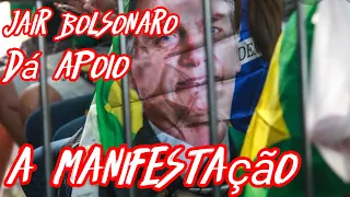 Jair bolsonaro apoia manifestação nas ruas junto com Michelle bolsonaro contra Lula bomba