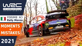 TOP 9 Lucky Escapes and Mistakes from WRC FORUM8 ACI Rally Monza 2021