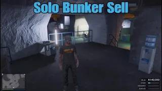 GTA 5 Online - SOLO Bunker Sell