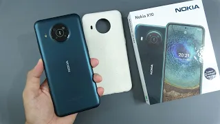 Nokia X10 unboxing, Snapdragon 480 5G, camera, antutu, gaming