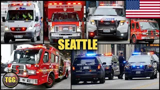[Seattle] Fire Trucks, Police Cars & Ambulances!